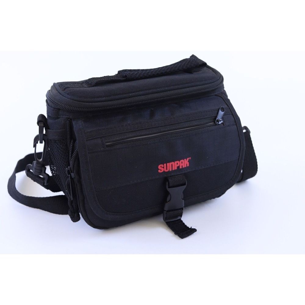 Sunpak Camera Bag Black padded shoulder case for Nikon Sony Canon